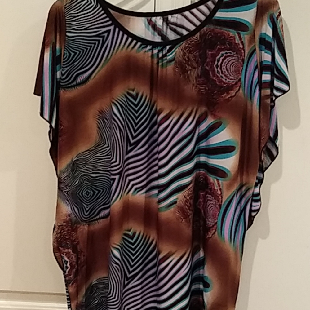 Animal print tunic XXL